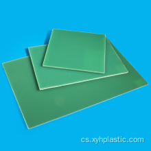 Světle zelená epoxidová skelná tkanina G10 FR4 list